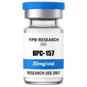 BPC-157 (20mg) research peptide vial – YourPeptideBrand.com – for research use only